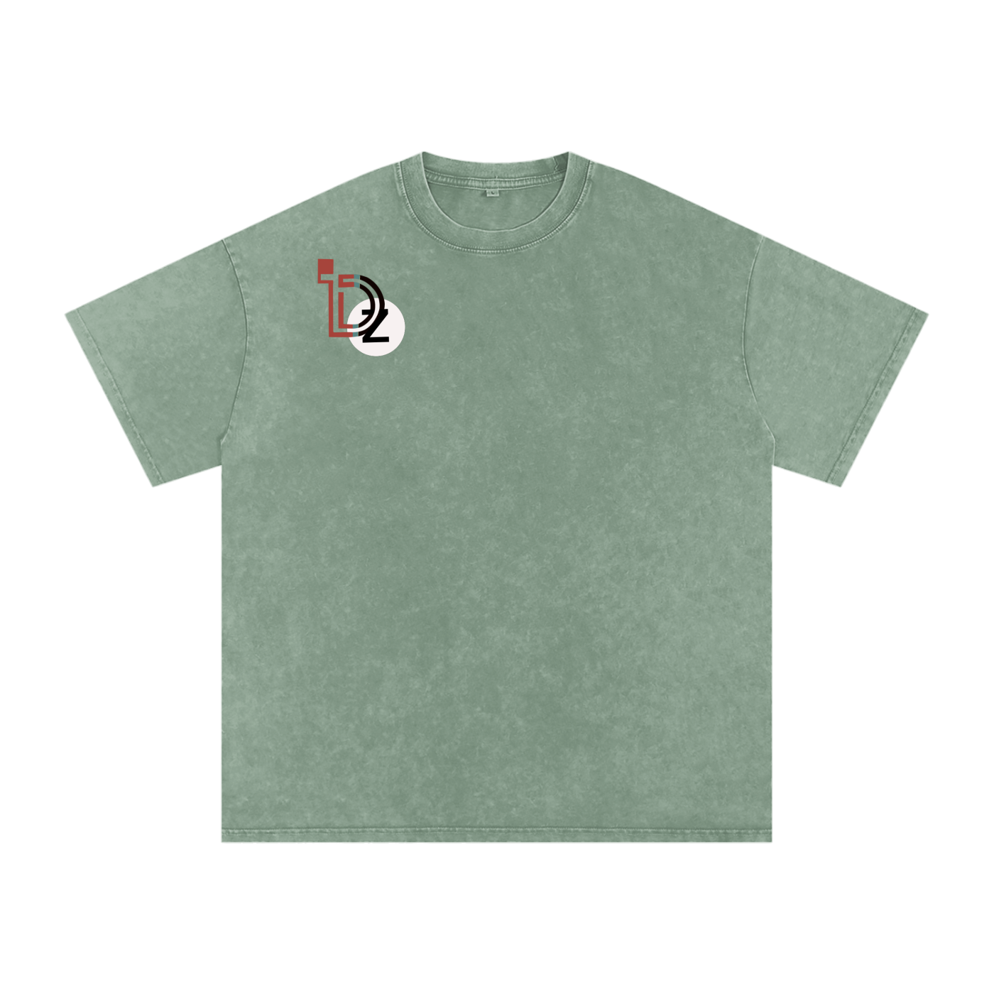 Focused Acid Wash Oversize T-Shirt - 250 GSM