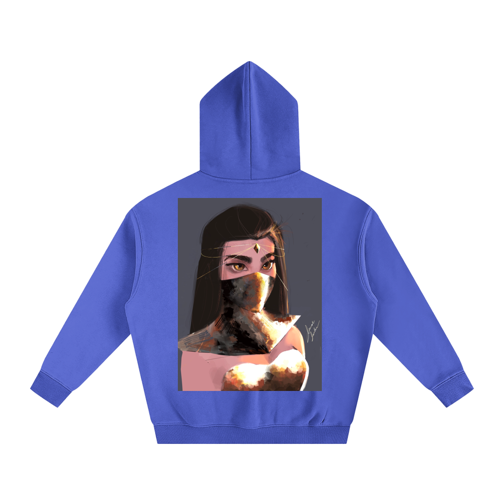 Sapphire's Armer Oversize Fleeced Hoodie