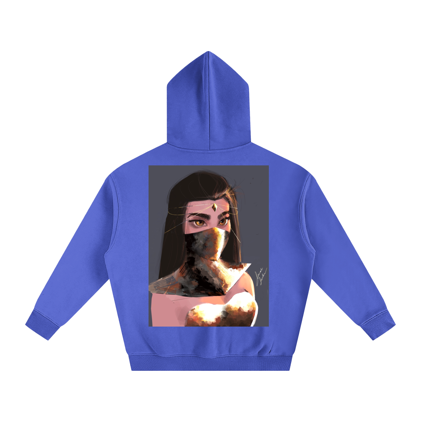 Sapphire's Armer Oversize Fleeced Hoodie