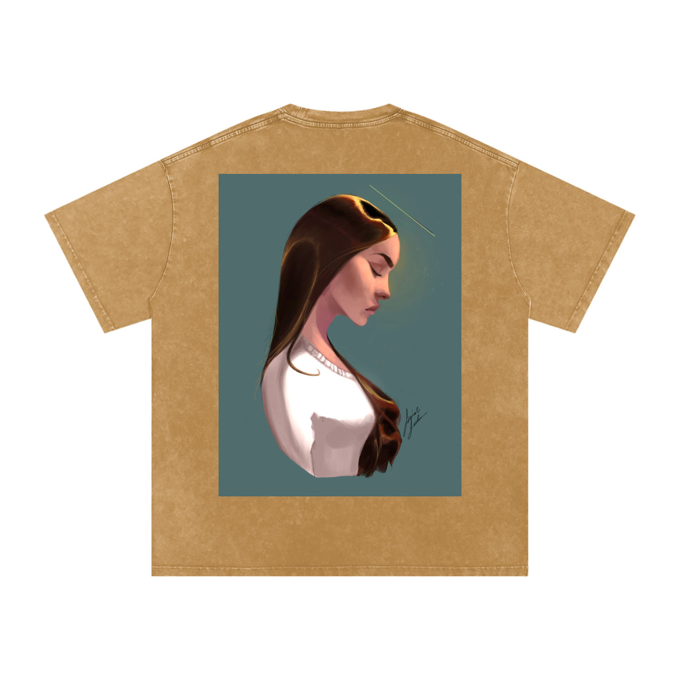 Earth's Angel Acid Wash Oversize T-Shirt - 250 GSM