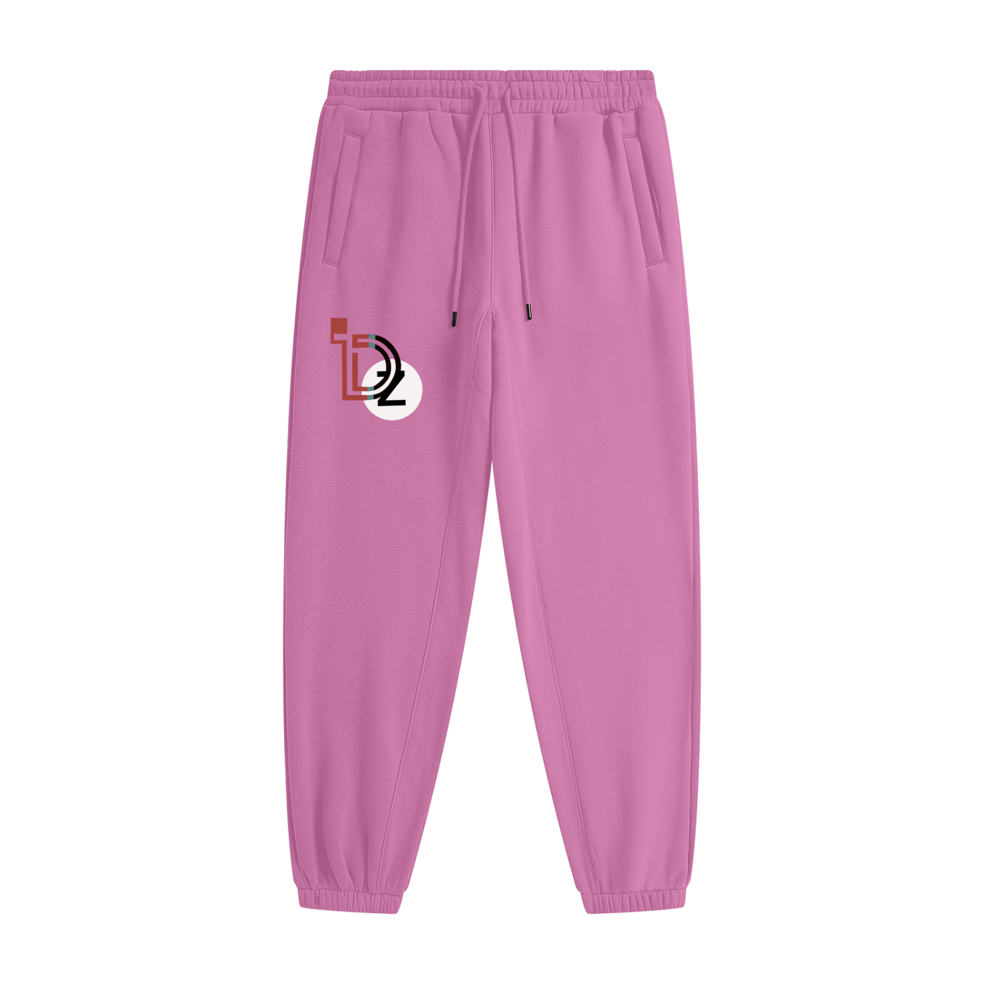 Logo Streetwear Unisex Fleece Joggers
