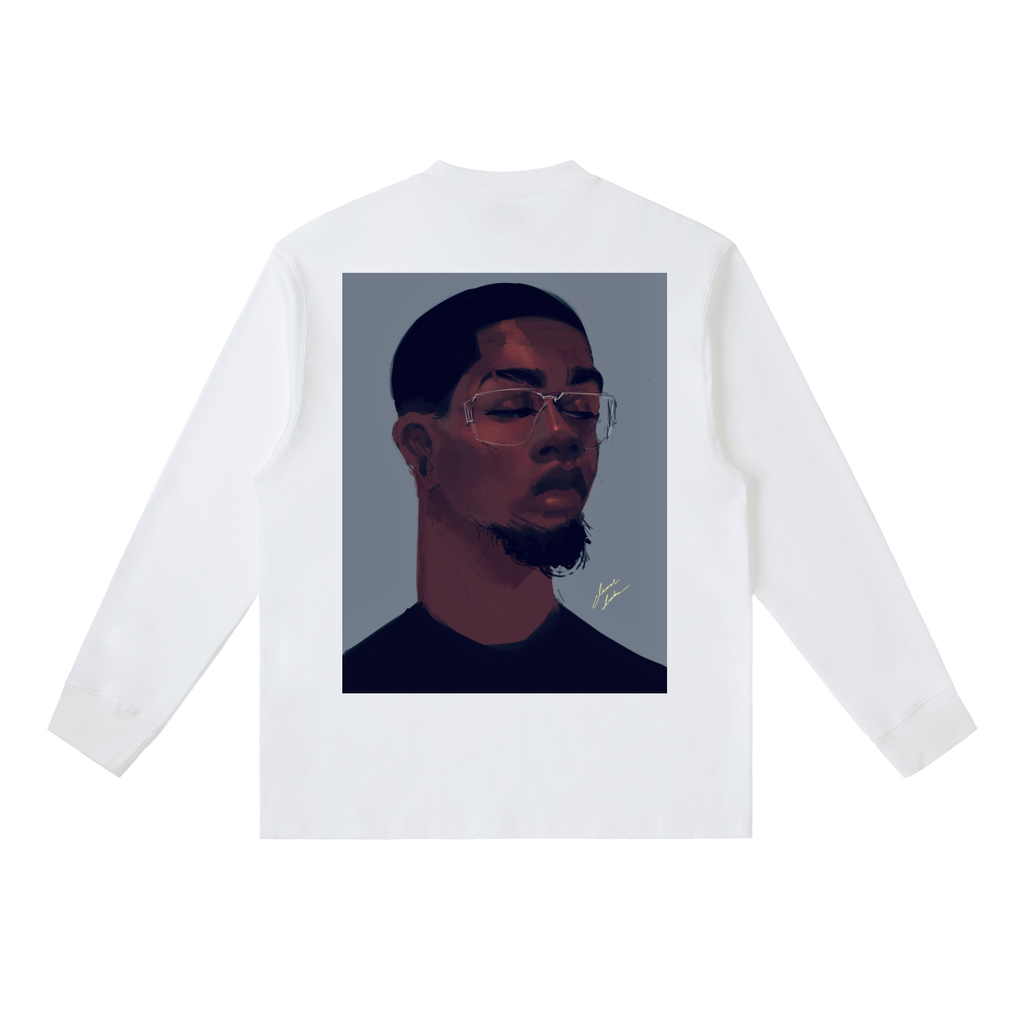About Him Essential Crewneck Long-Sleeve T-Shirt