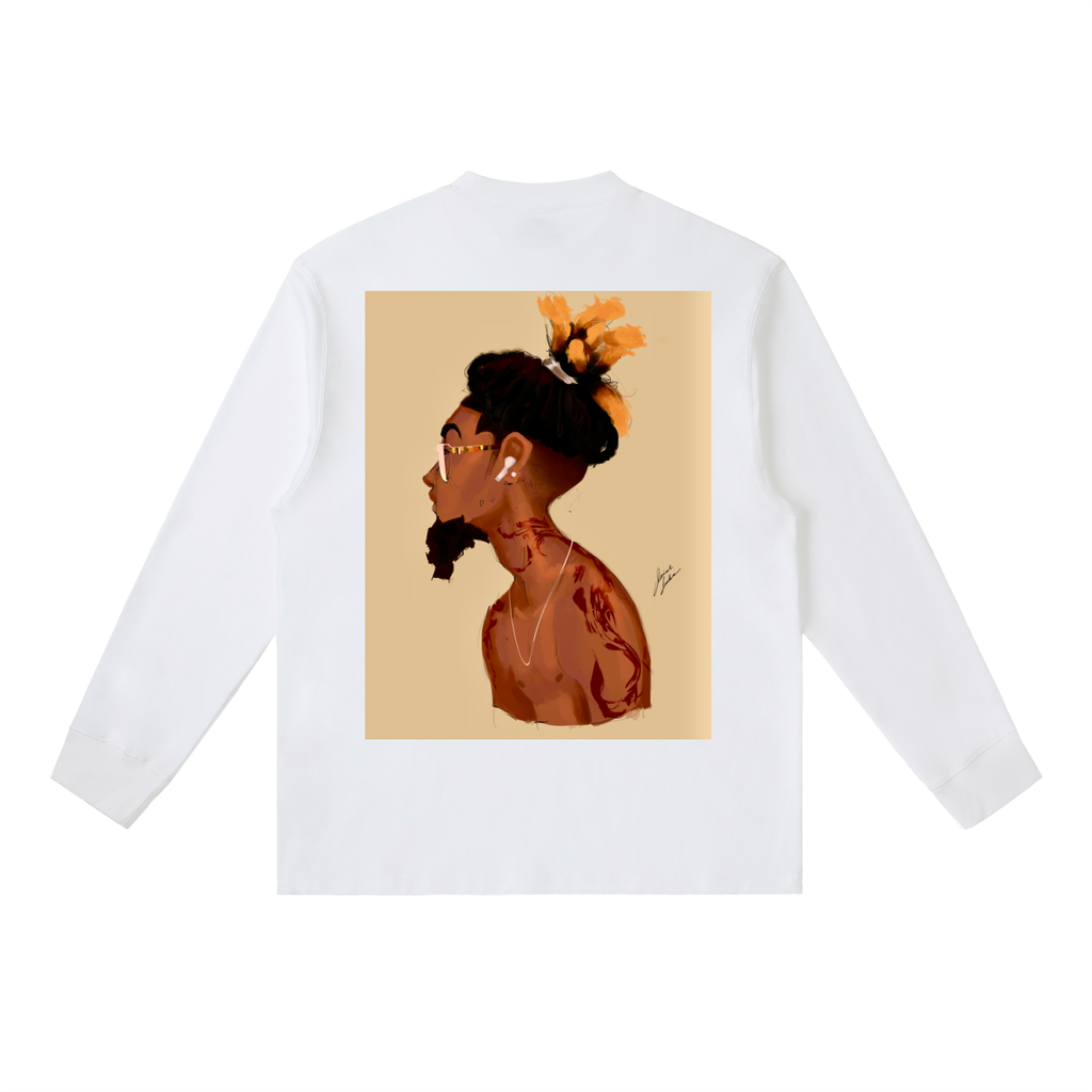 Fresh Out The Blue Essential Crewneck Long-Sleeve T-Shirt