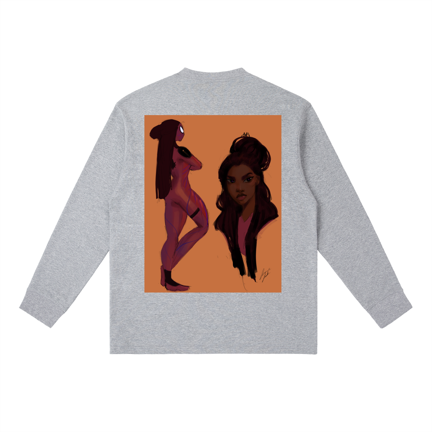 In Another Universe Essential Crewneck Long-Sleeve T-Shirt