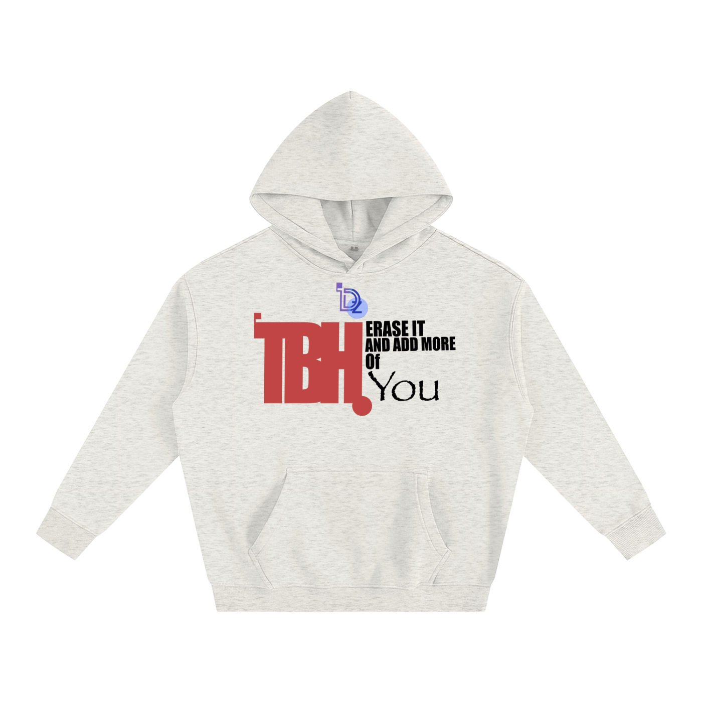 To Be Honest Oversize Fleeced Hoodie