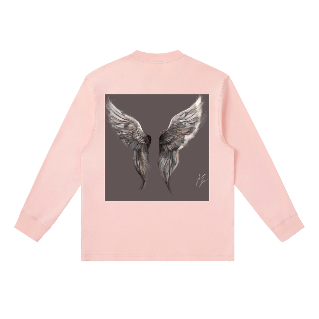 Wings Above Essential Crewneck Long-Sleeve T-Shirt