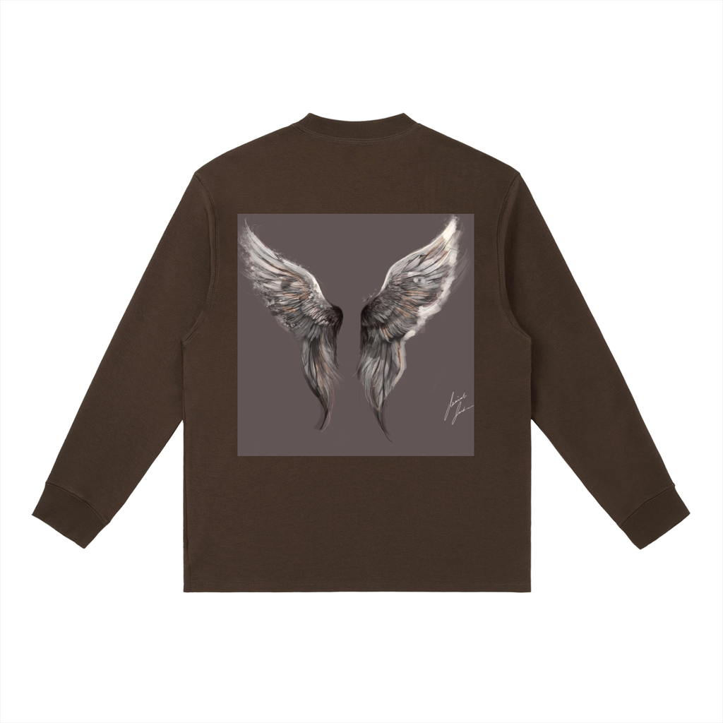 Wings Above Essential Crewneck Long-Sleeve T-Shirt