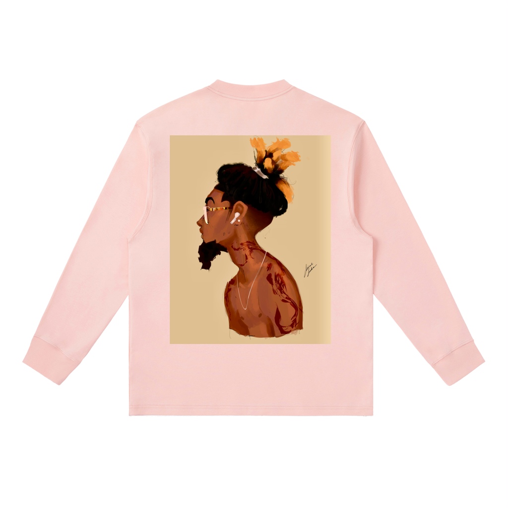 Fresh Out The Blue Essential Crewneck Long-Sleeve T-Shirt