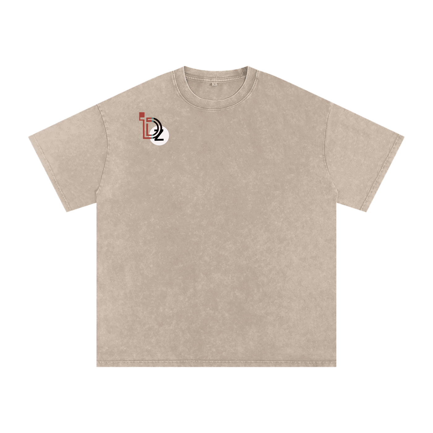 In Another Universe Snow Washed Oversized Cotton T-Shirt