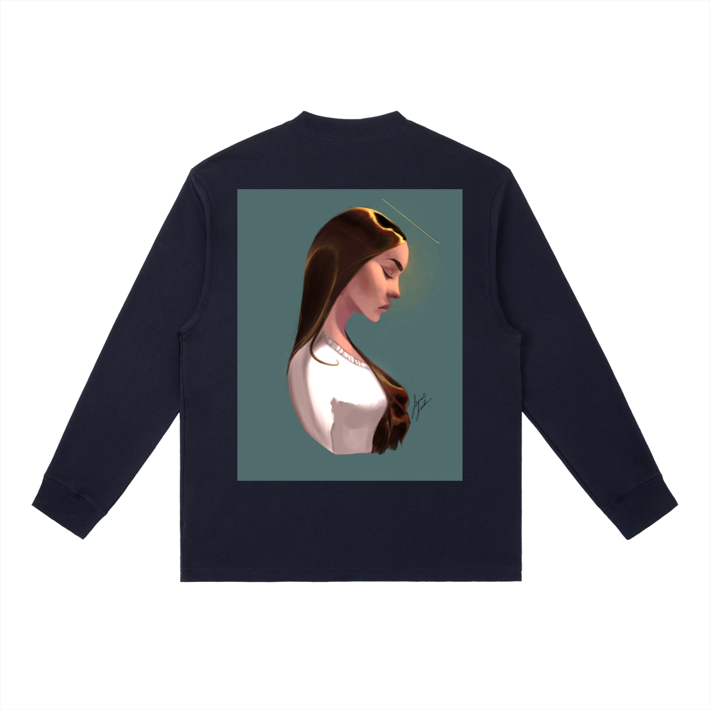 Earth's Angel Essential Crewneck Long-Sleeve T-Shirt