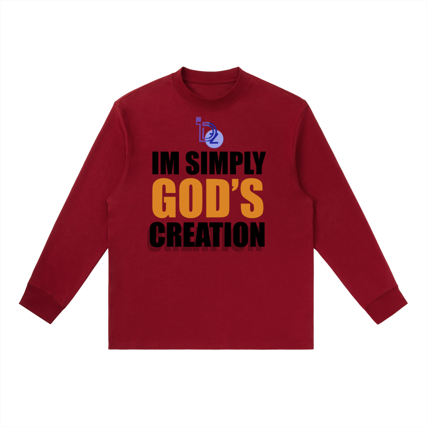 I'm Simply God's Creation Essential Crewneck Long-Sleeve T-Shirt
