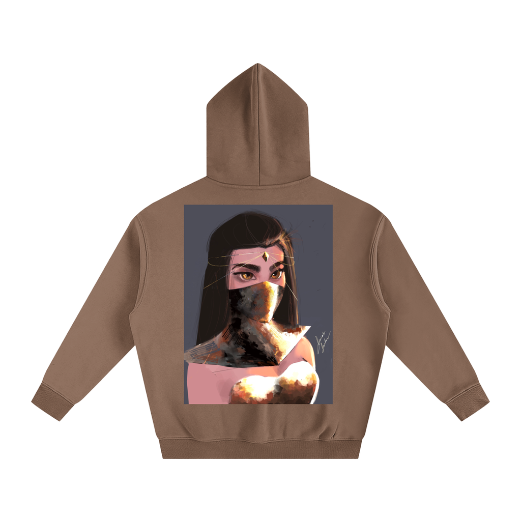 Sapphire's Armer Oversize Fleeced Hoodie