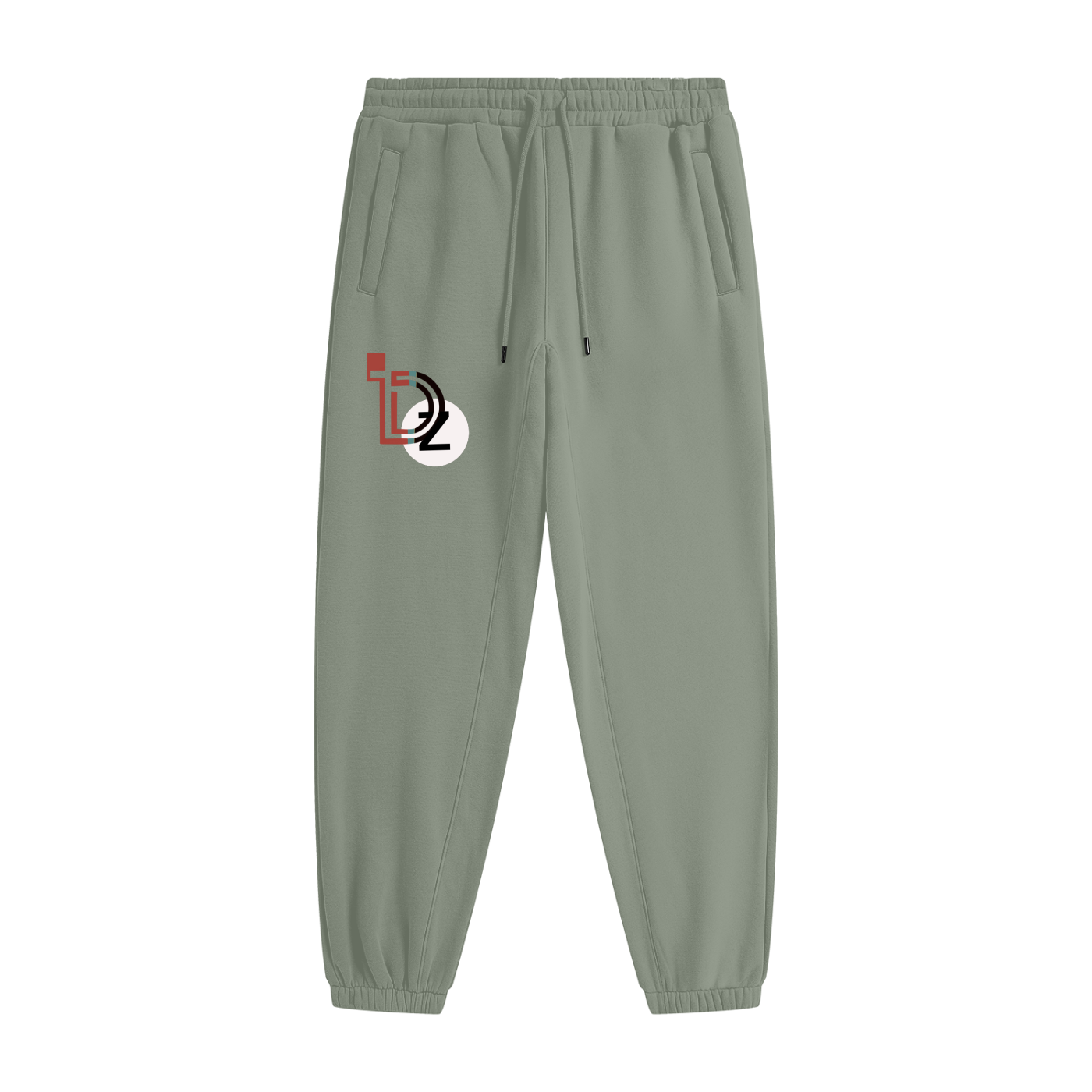 Logo Streetwear Unisex Fleece Joggers