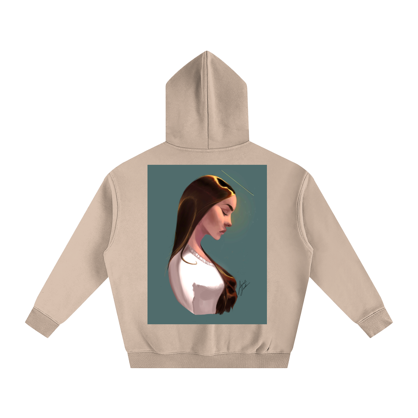 Earth's Angel Oversize Fleeced Hoodie