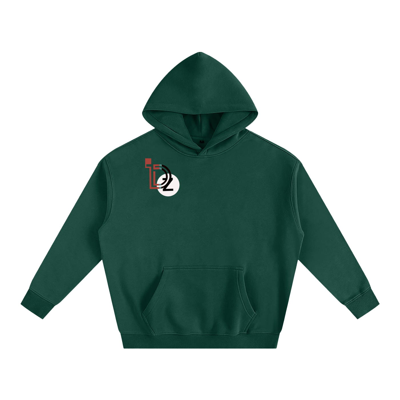 Hidden In Colors Oversize Fleeced Hoodie