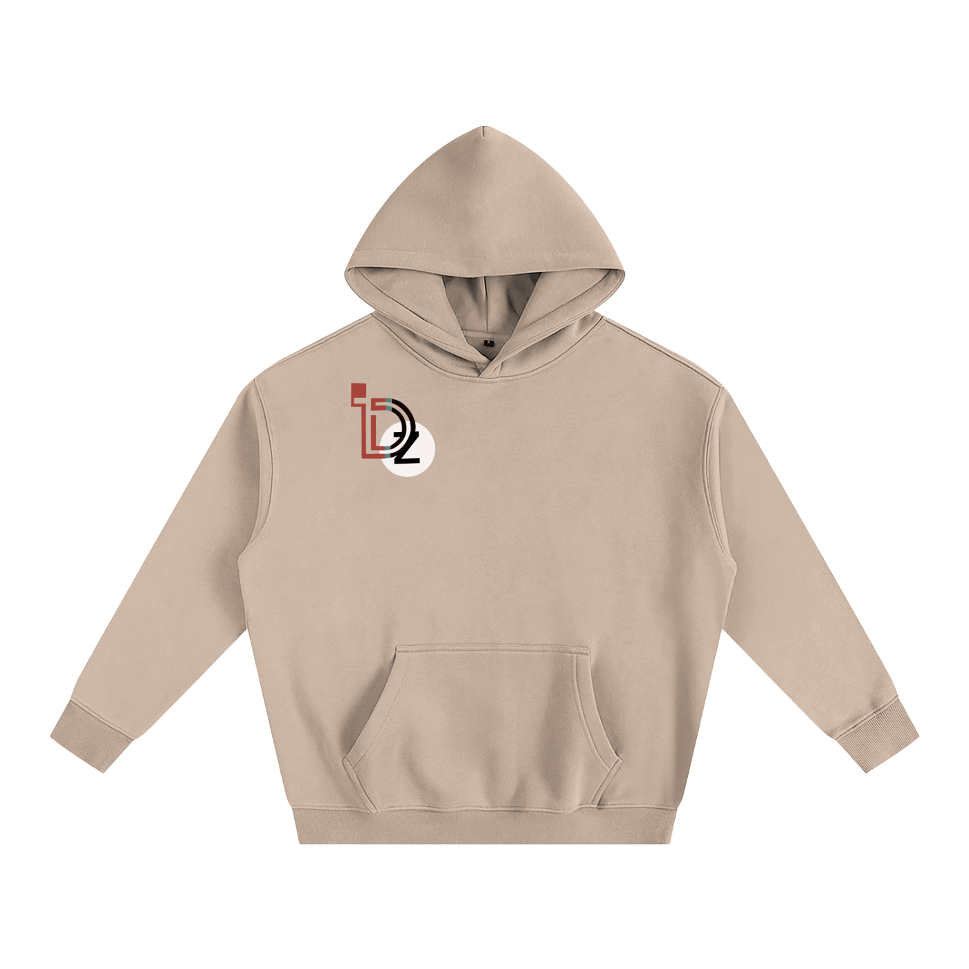 Hidden Face Oversize Fleeced Hoodie