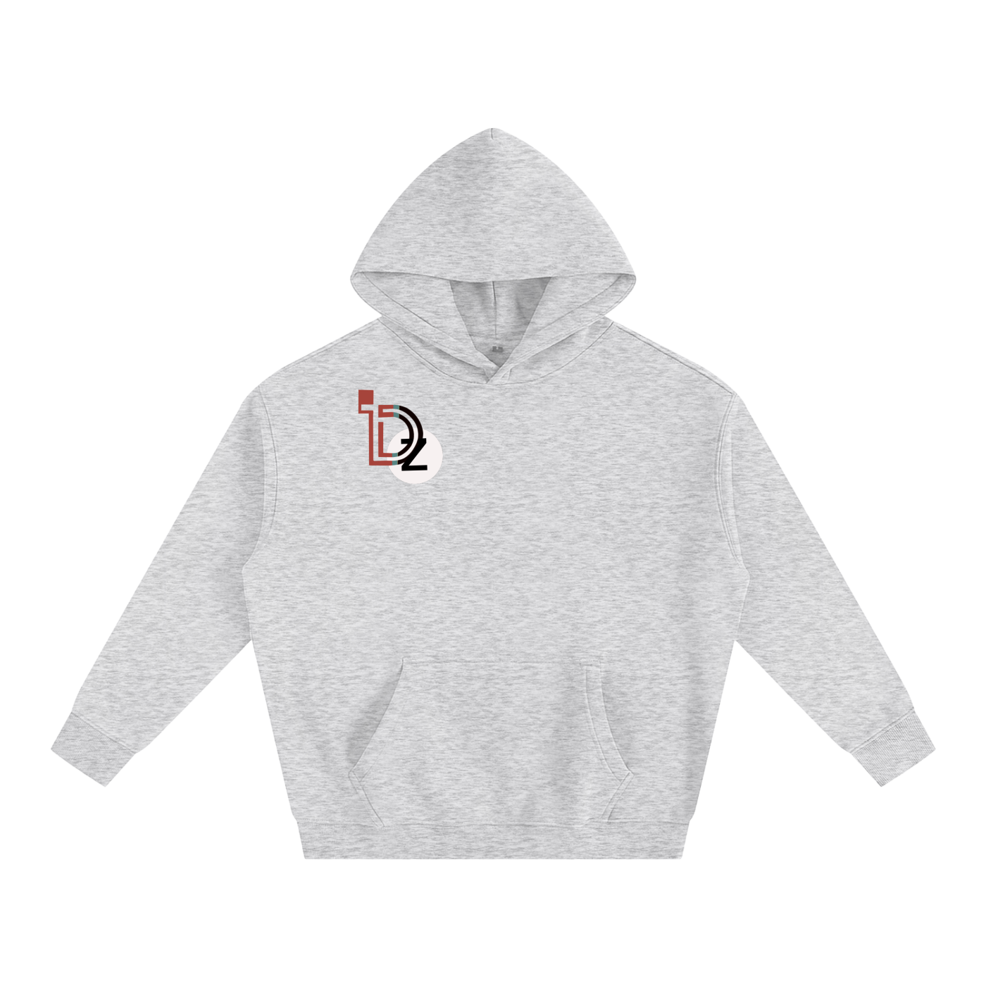 Focused Oversize Fleeced Hoodie