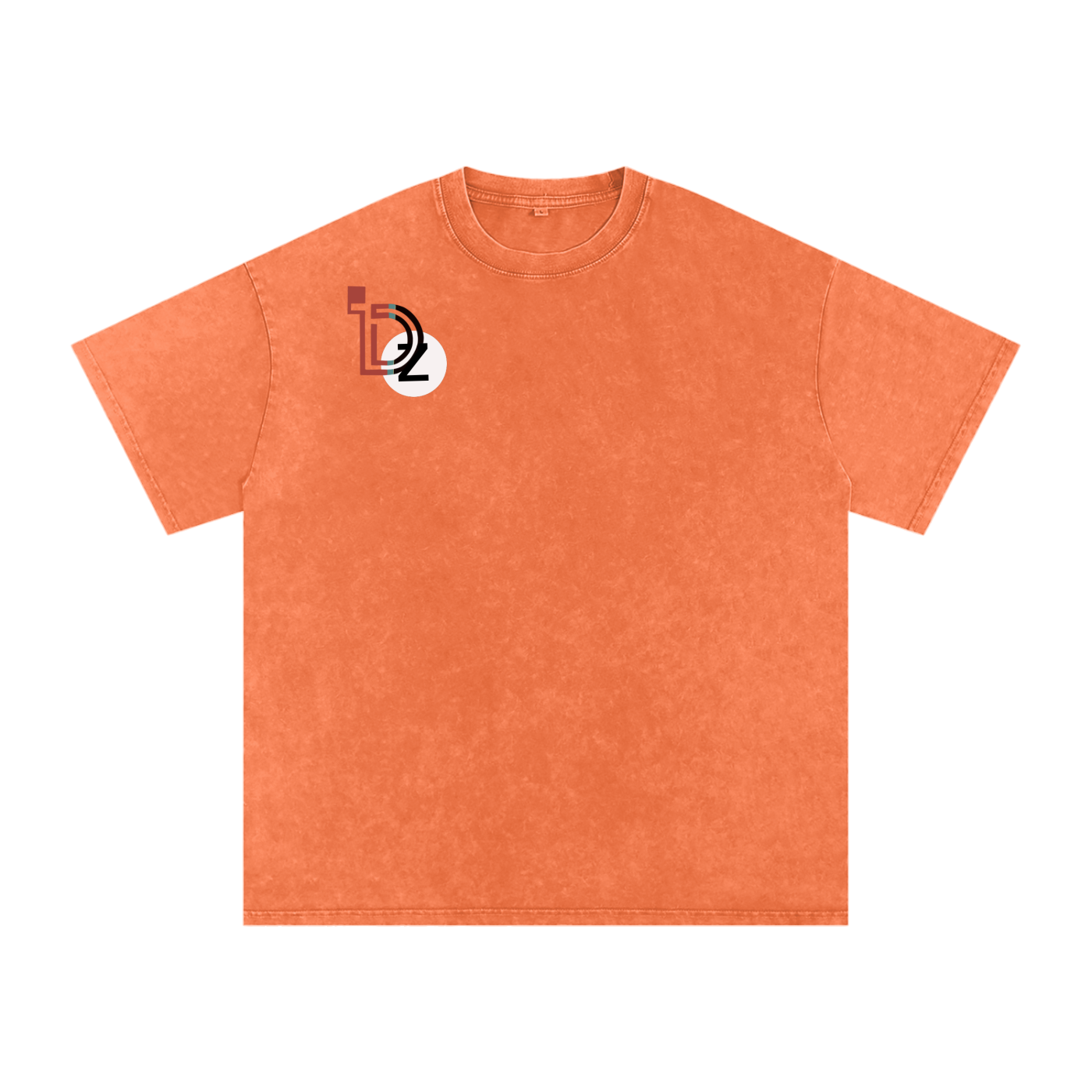 Hidden Face Acid Wash Oversize T-Shirt - 250 GSM