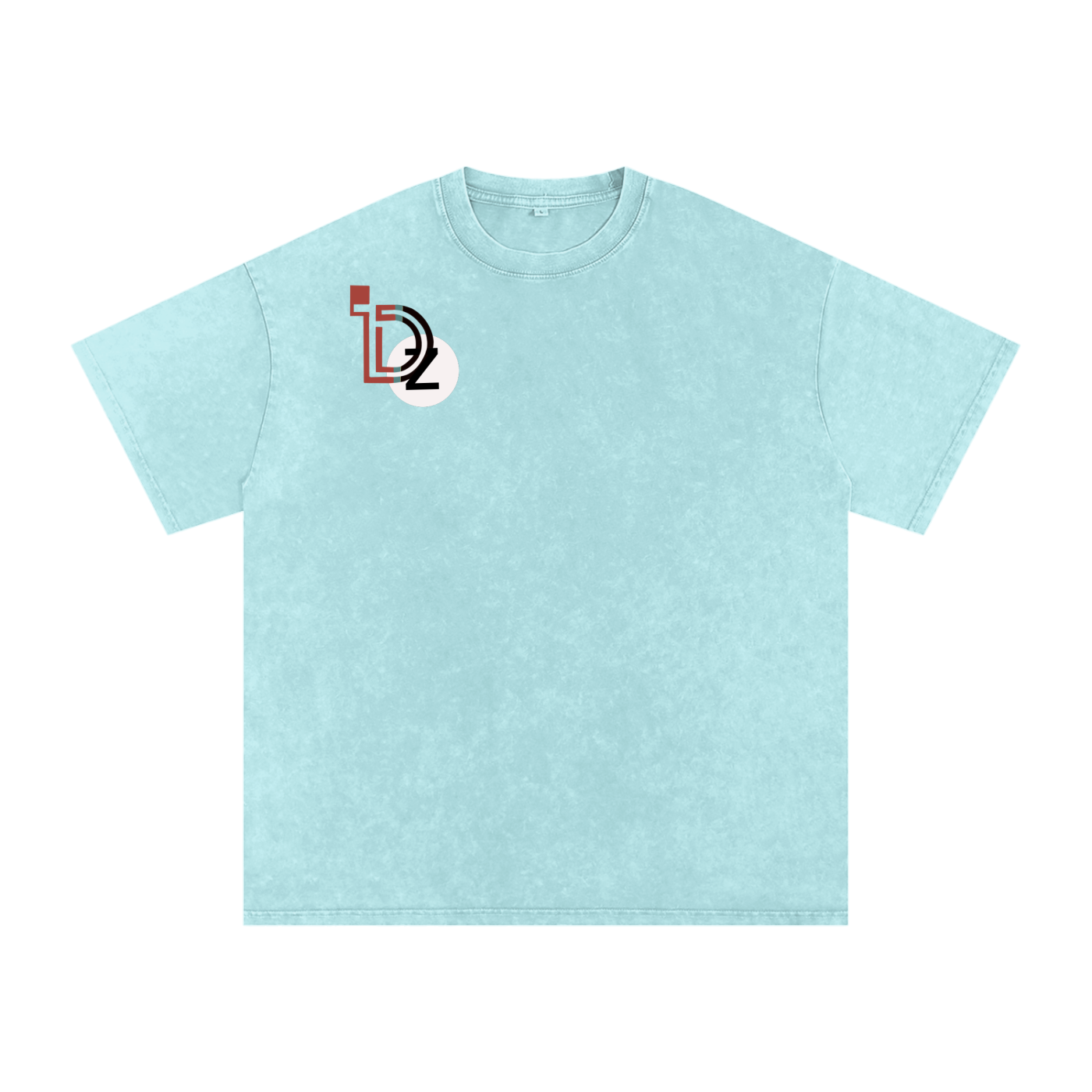 Logo Snow Washed Oversized Cotton T-Shirt