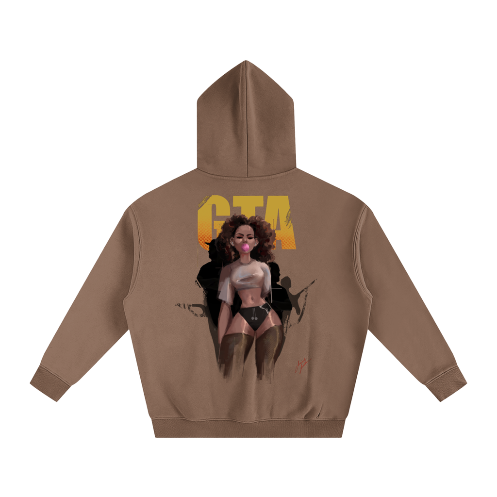 Obey N $urive Oversize Fleeced Hoodie