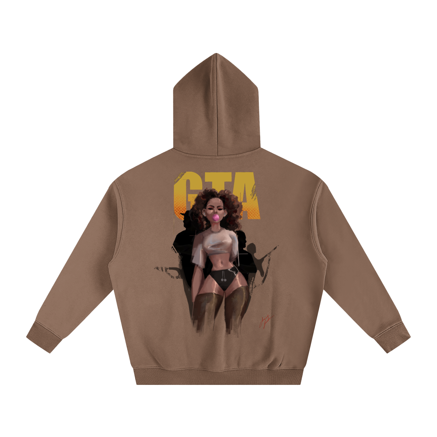 Obey N $urive Oversize Fleeced Hoodie
