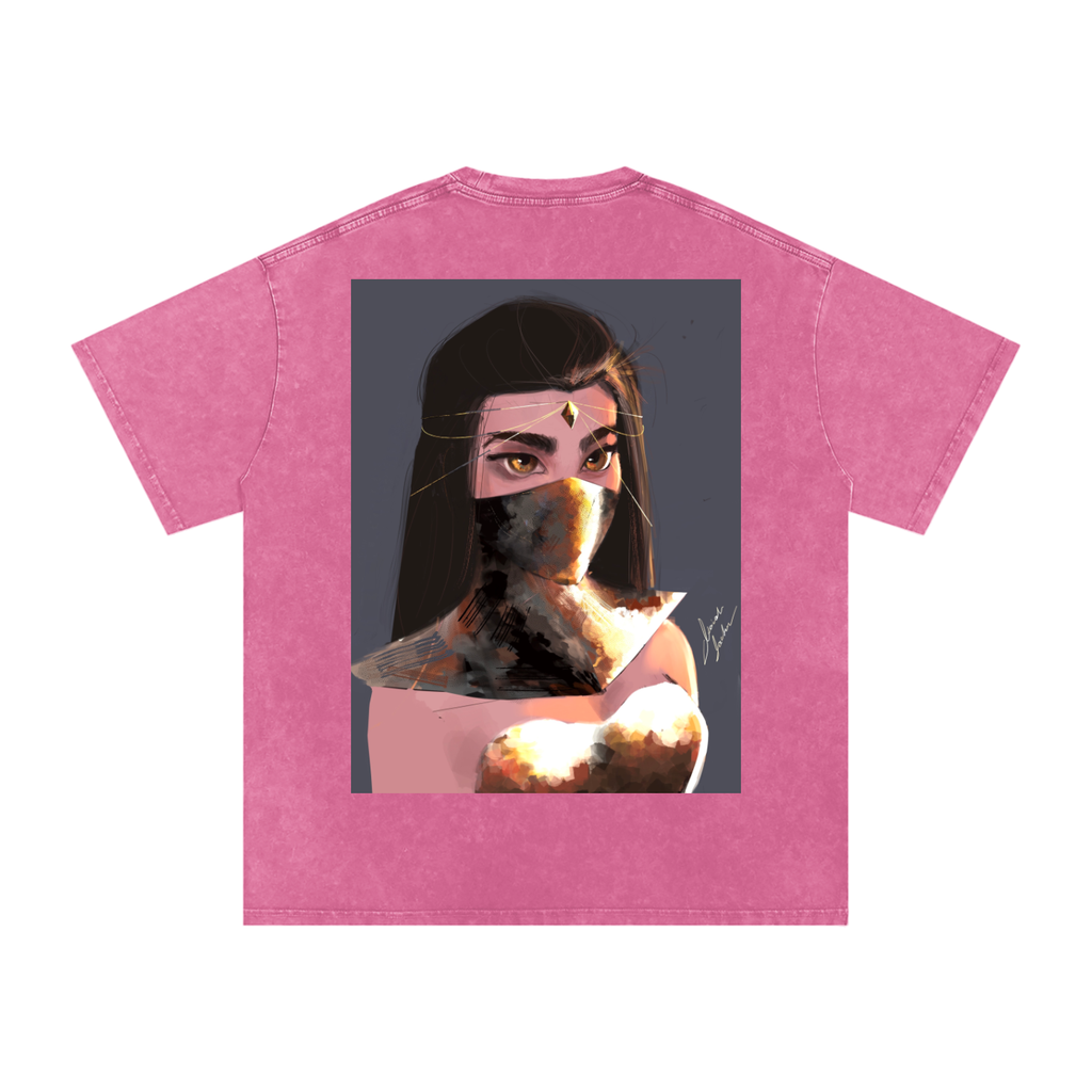 Sapphire's Armer Acid Wash Oversize T-Shirt