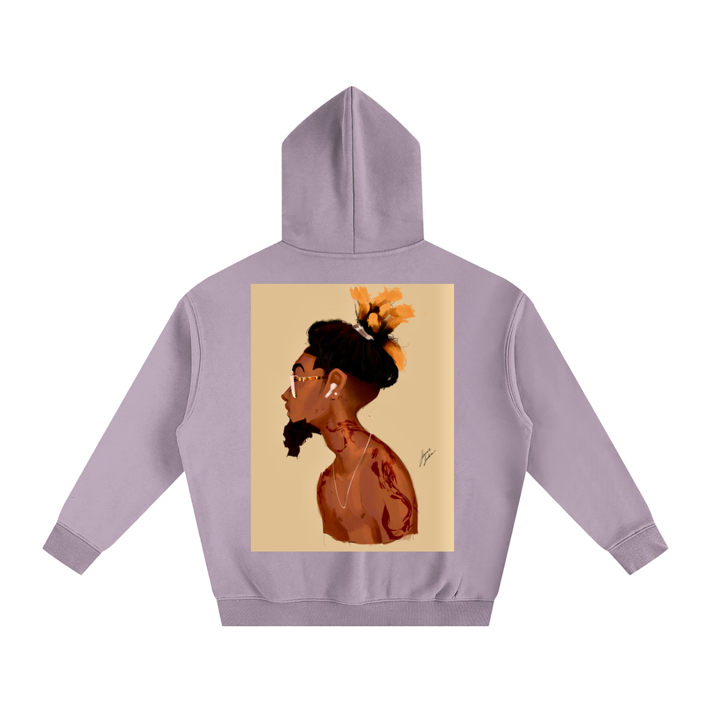 Fresh Out The Blue Oversize Fleeced Hoodie