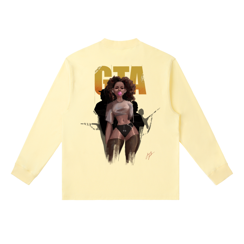 Obey N $urvive Essential Crewneck Long-Sleeve T-Shirt