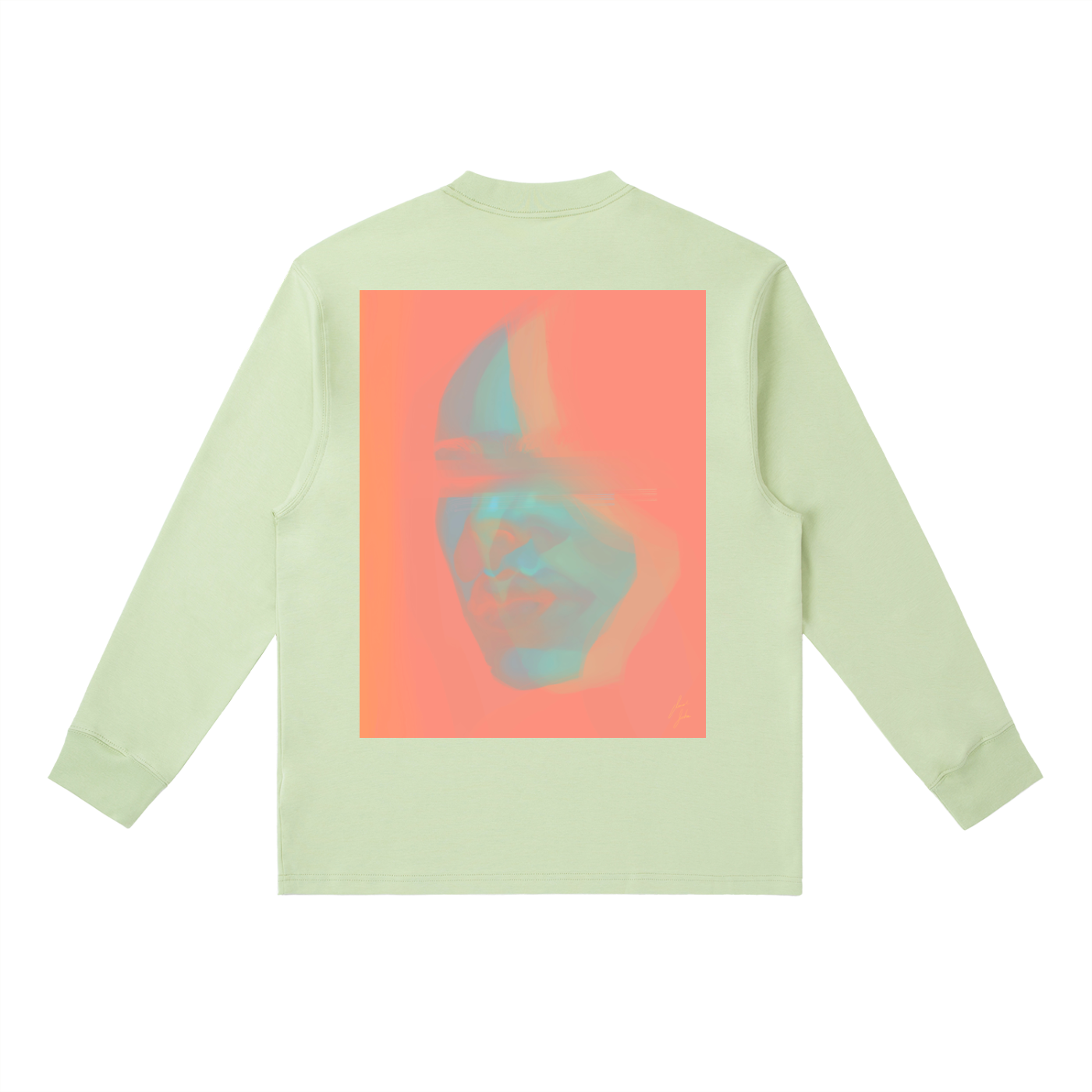 Hidden Face Essential Crewneck Long-Sleeve T-Shirt