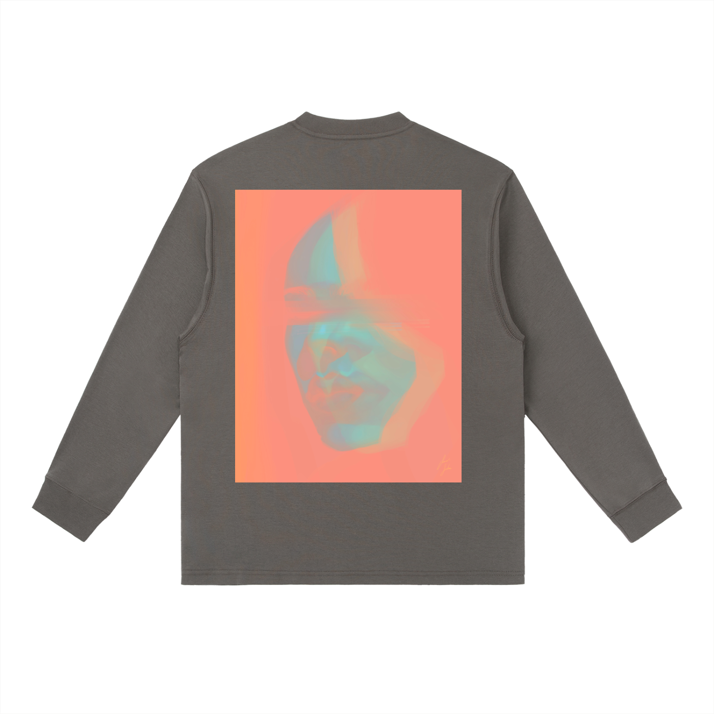 Hidden Face Essential Crewneck Long-Sleeve T-Shirt