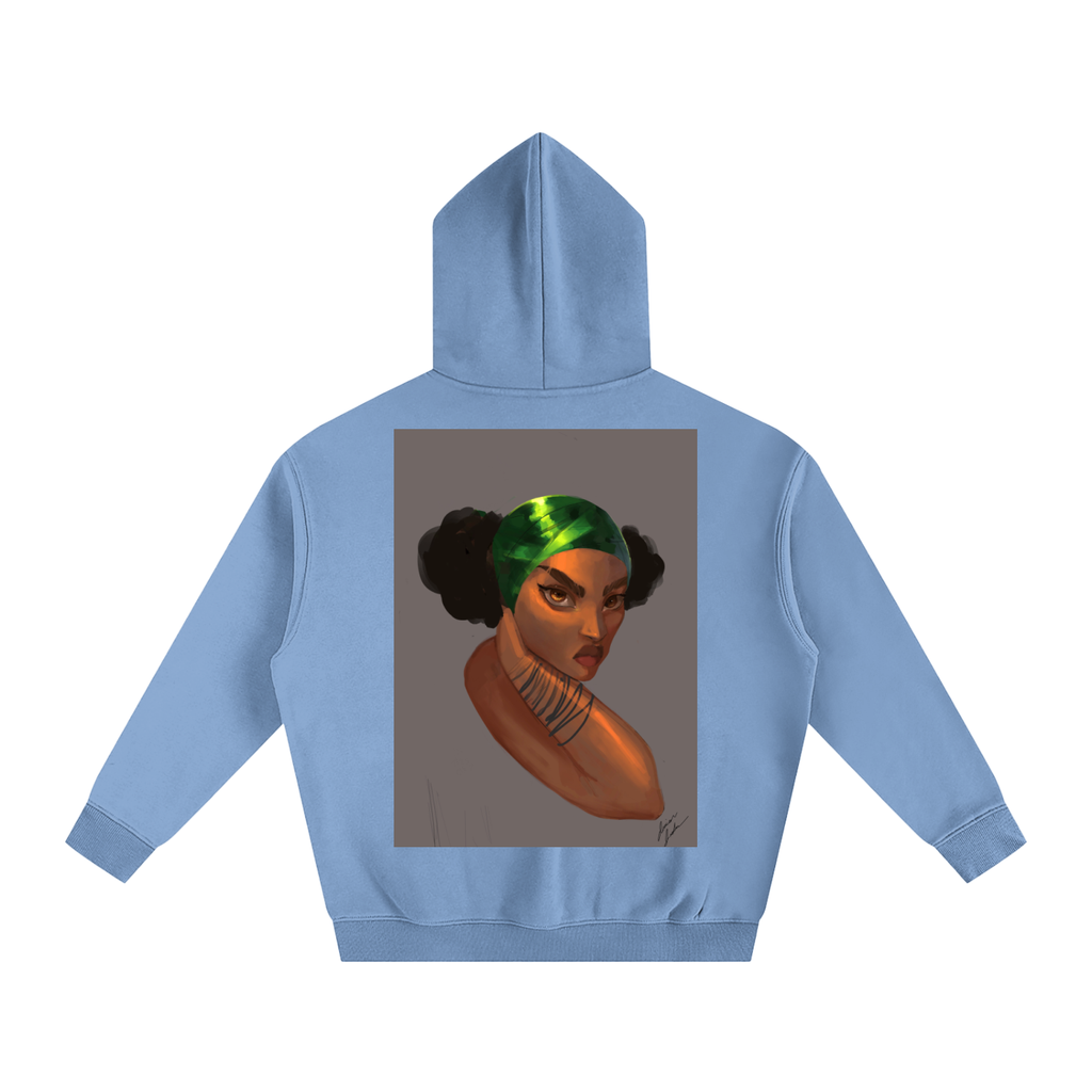 Captured Oversize Fleeced Hoodie