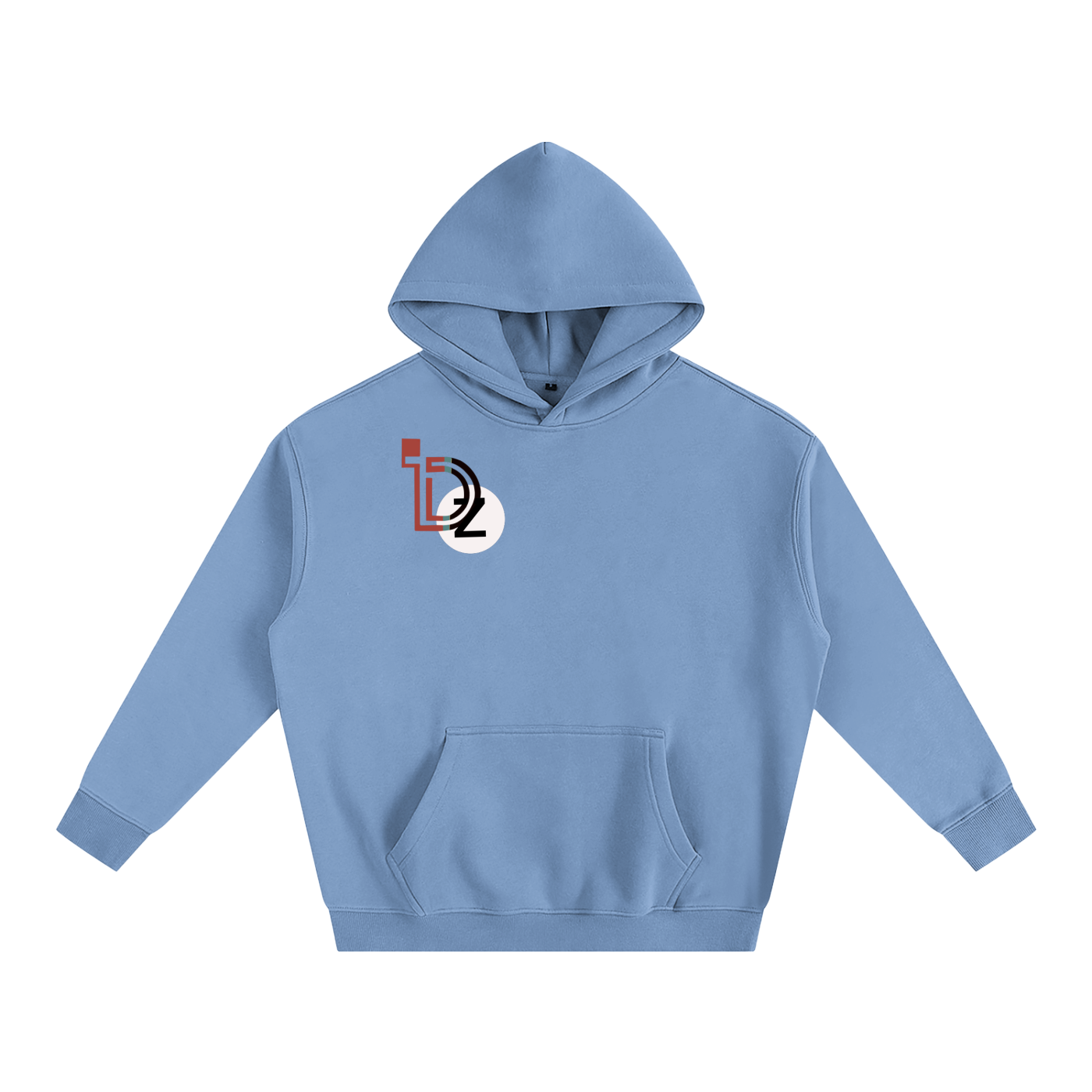 Wings above Oversize Fleeced Hoodie