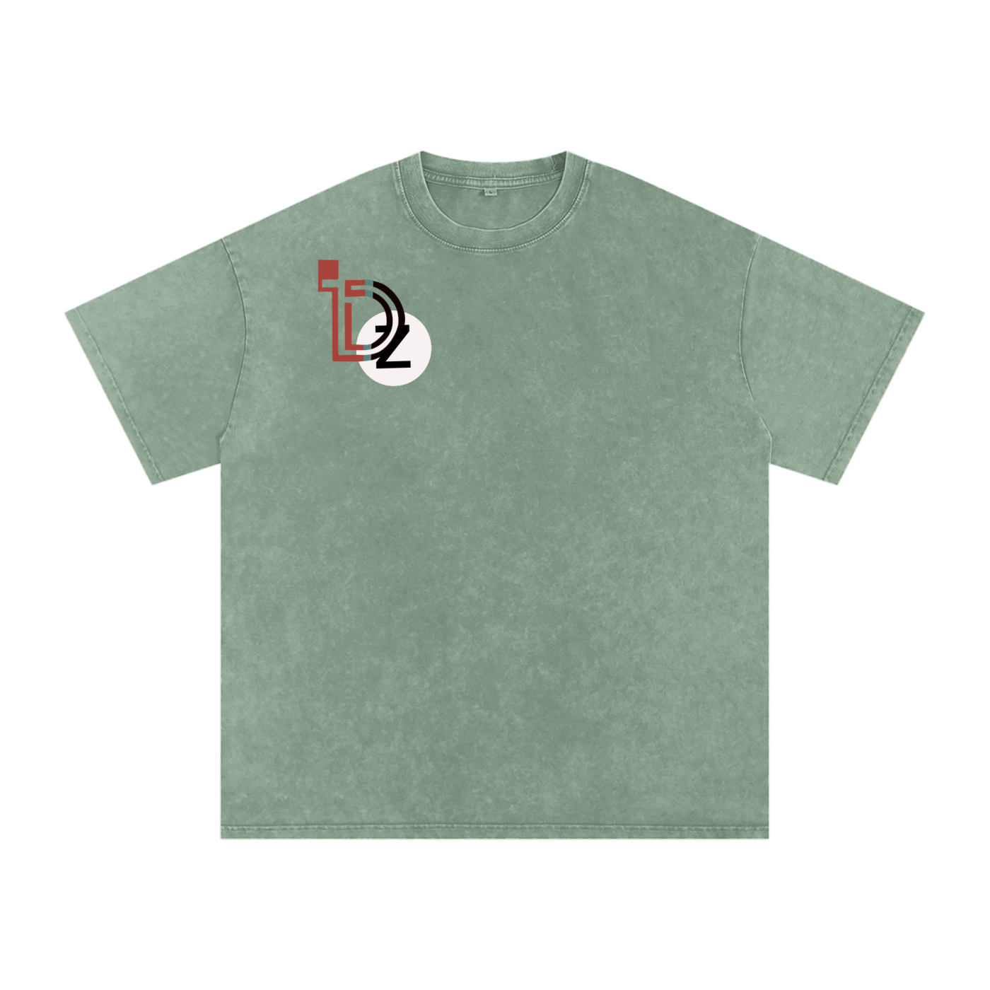 Save Me! Snow Washed Oversized Cotton T-Shirt