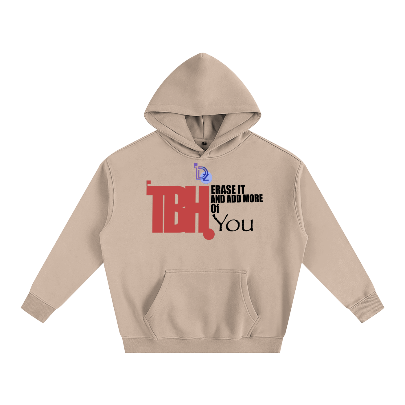To Be Honest Oversize Fleeced Hoodie