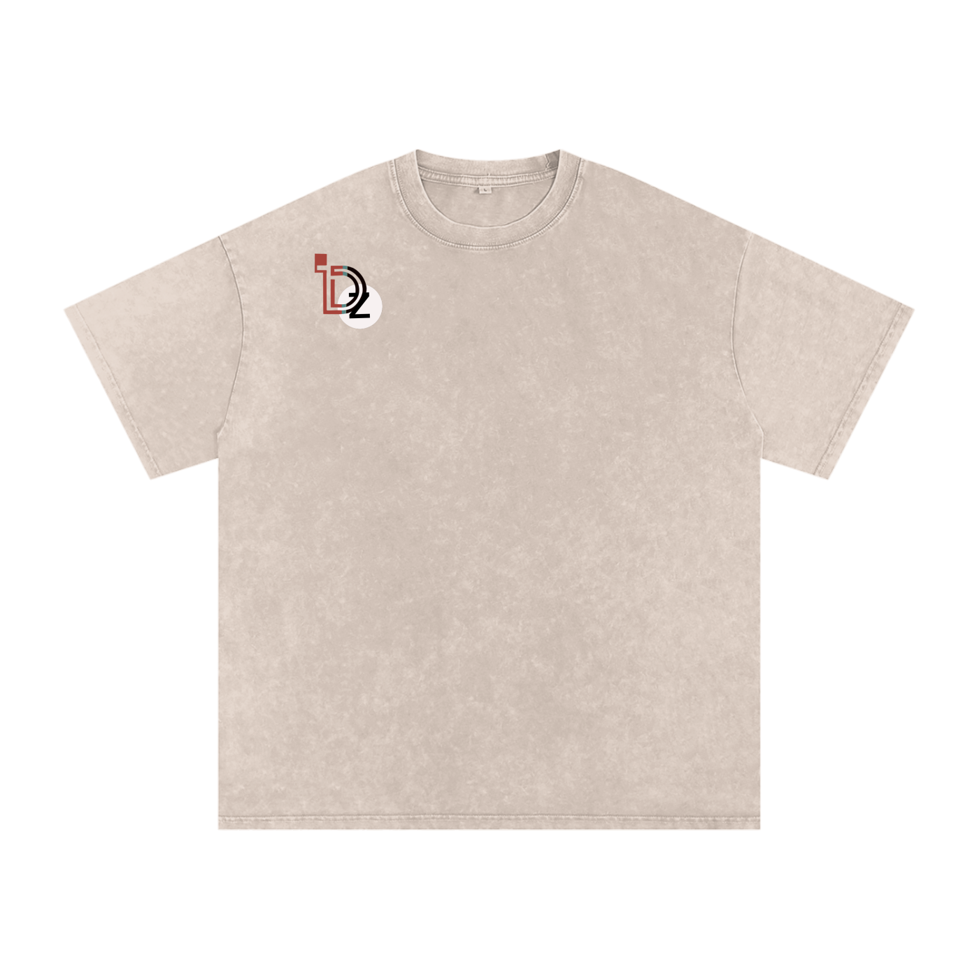 In Another Universe Snow Washed Oversized Cotton T-Shirt