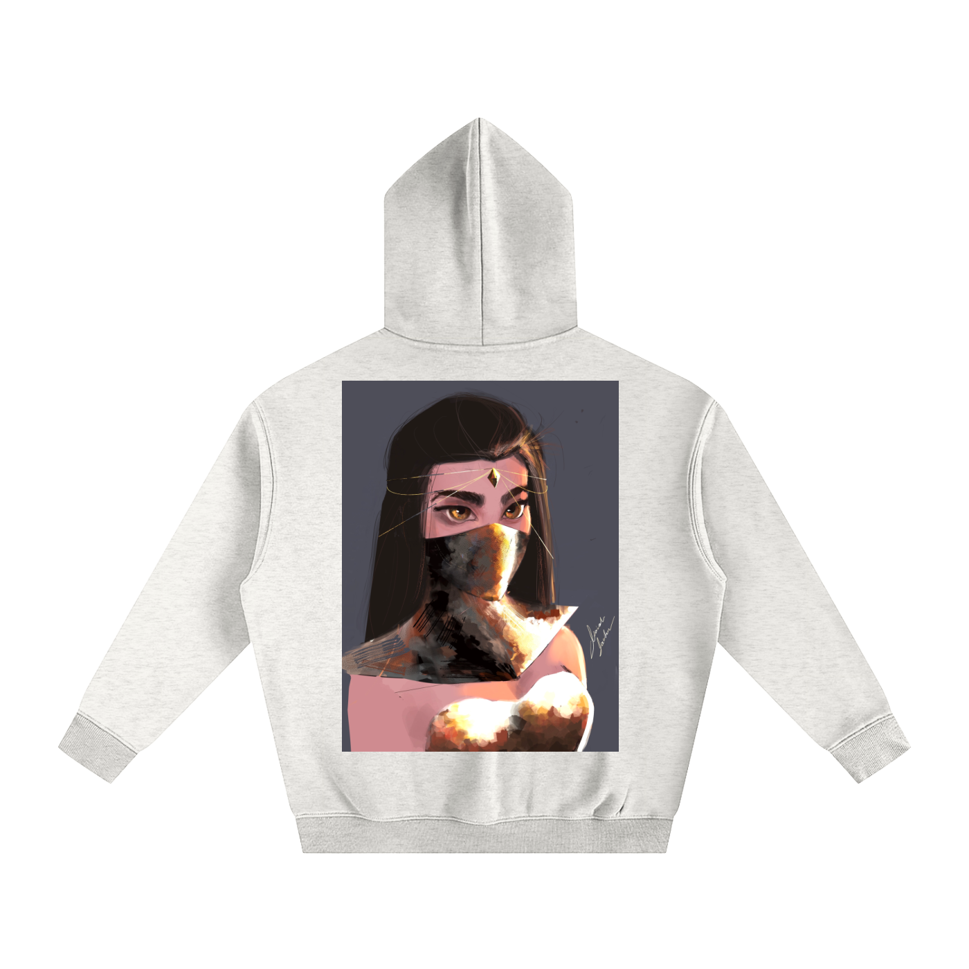 Sapphire's Armer Oversize Fleeced Hoodie