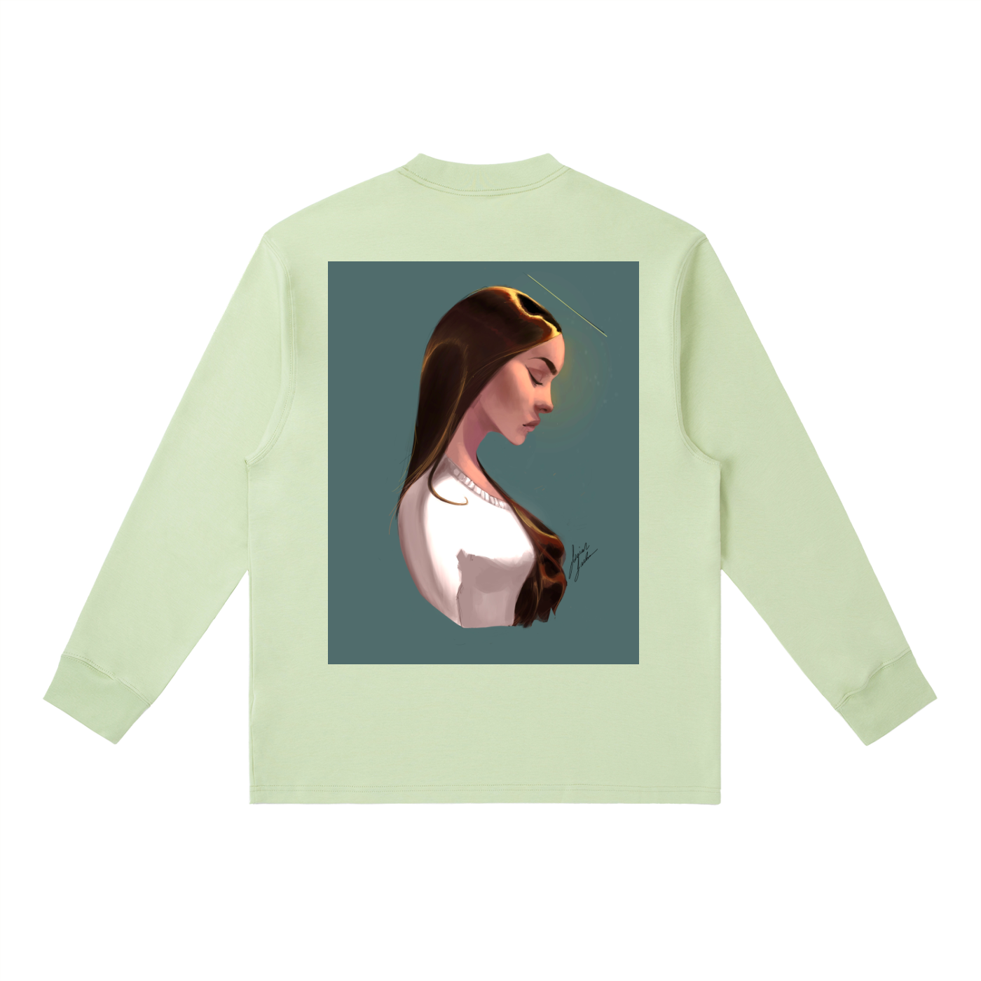 Earth's Angel Essential Crewneck Long-Sleeve T-Shirt