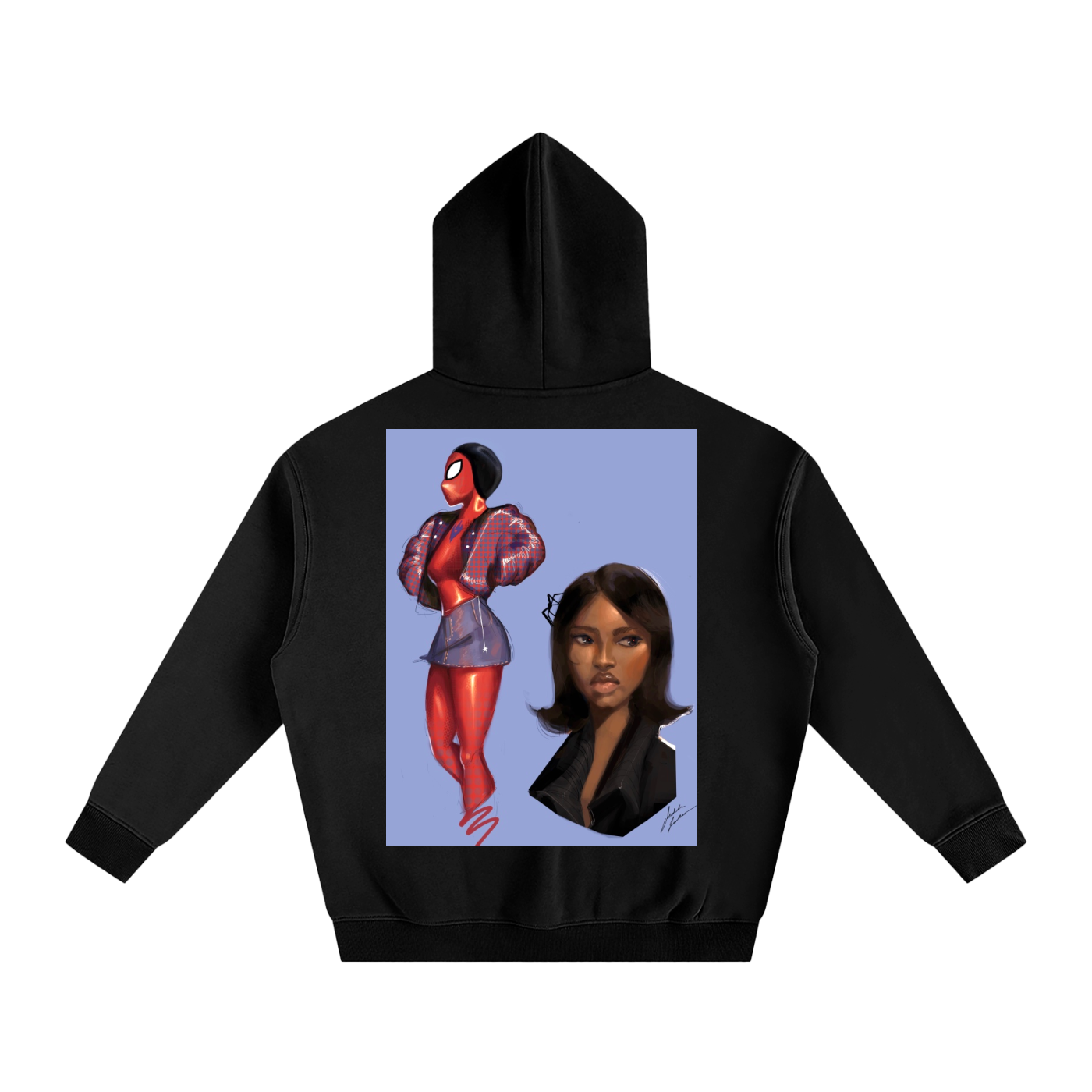 Paige Parker Oversize Fleeced Hoodie