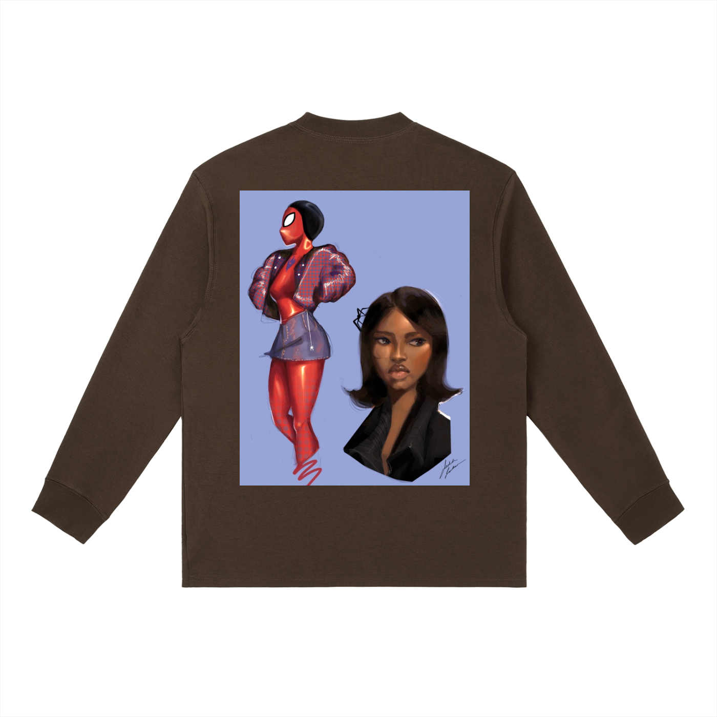 Paige Parker Essential Crewneck Long-Sleeve T-Shirt