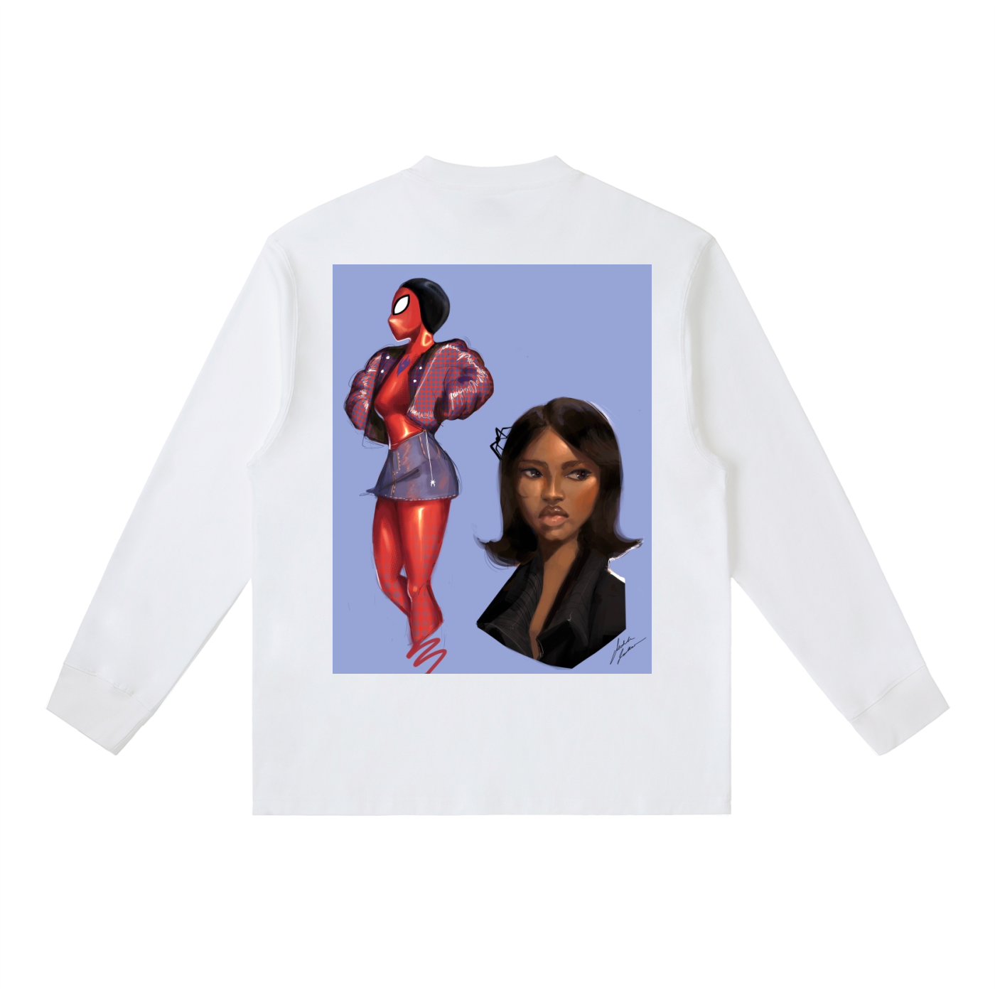 Paige Parker Essential Crewneck Long-Sleeve T-Shirt