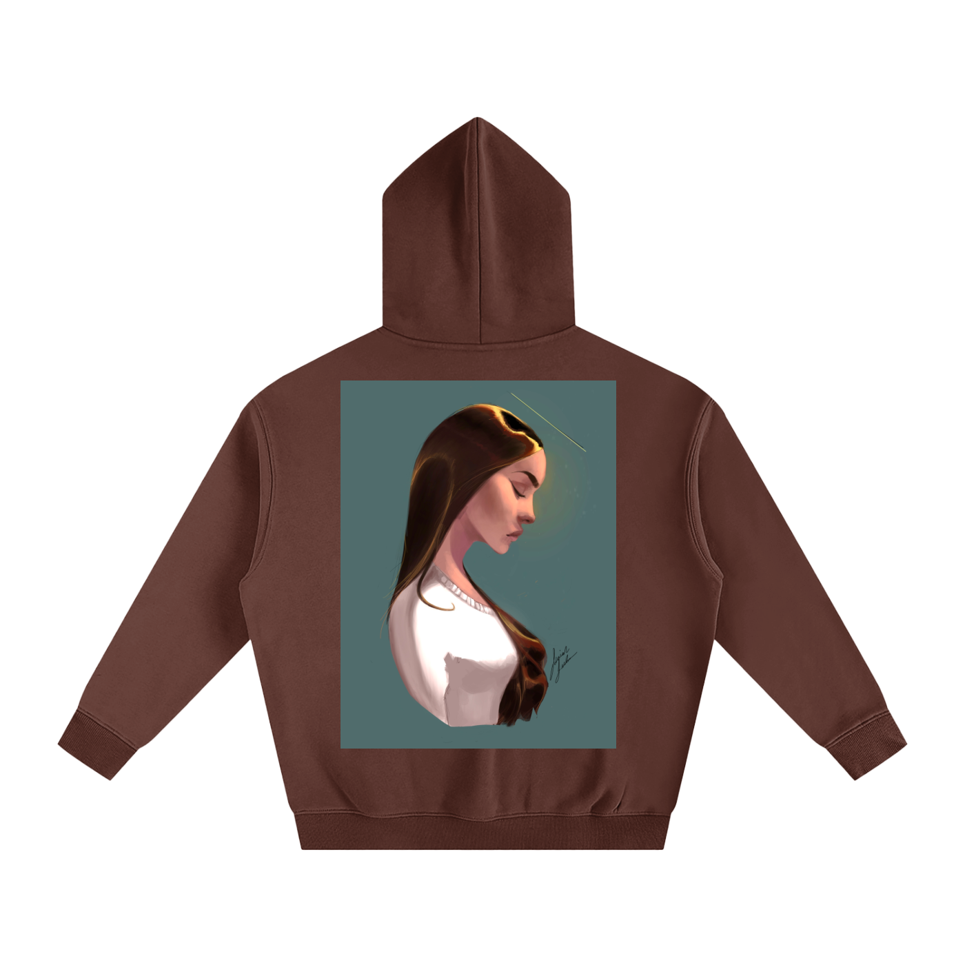 Earth's Angel Oversize Fleeced Hoodie