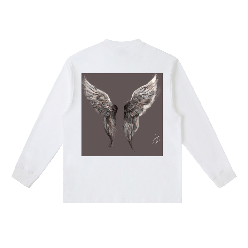 Wings Above Essential Crewneck Long-Sleeve T-Shirt