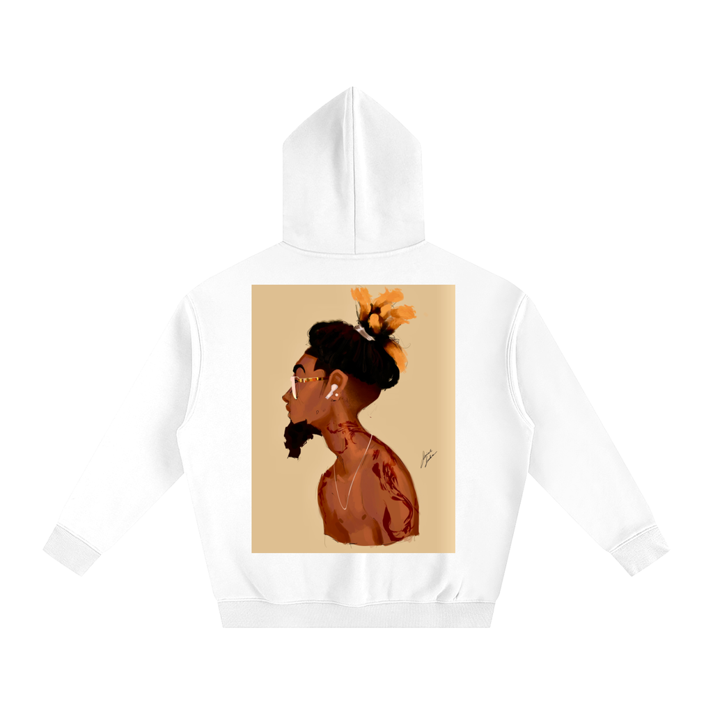 Fresh Out The Blue Oversize Fleeced Hoodie