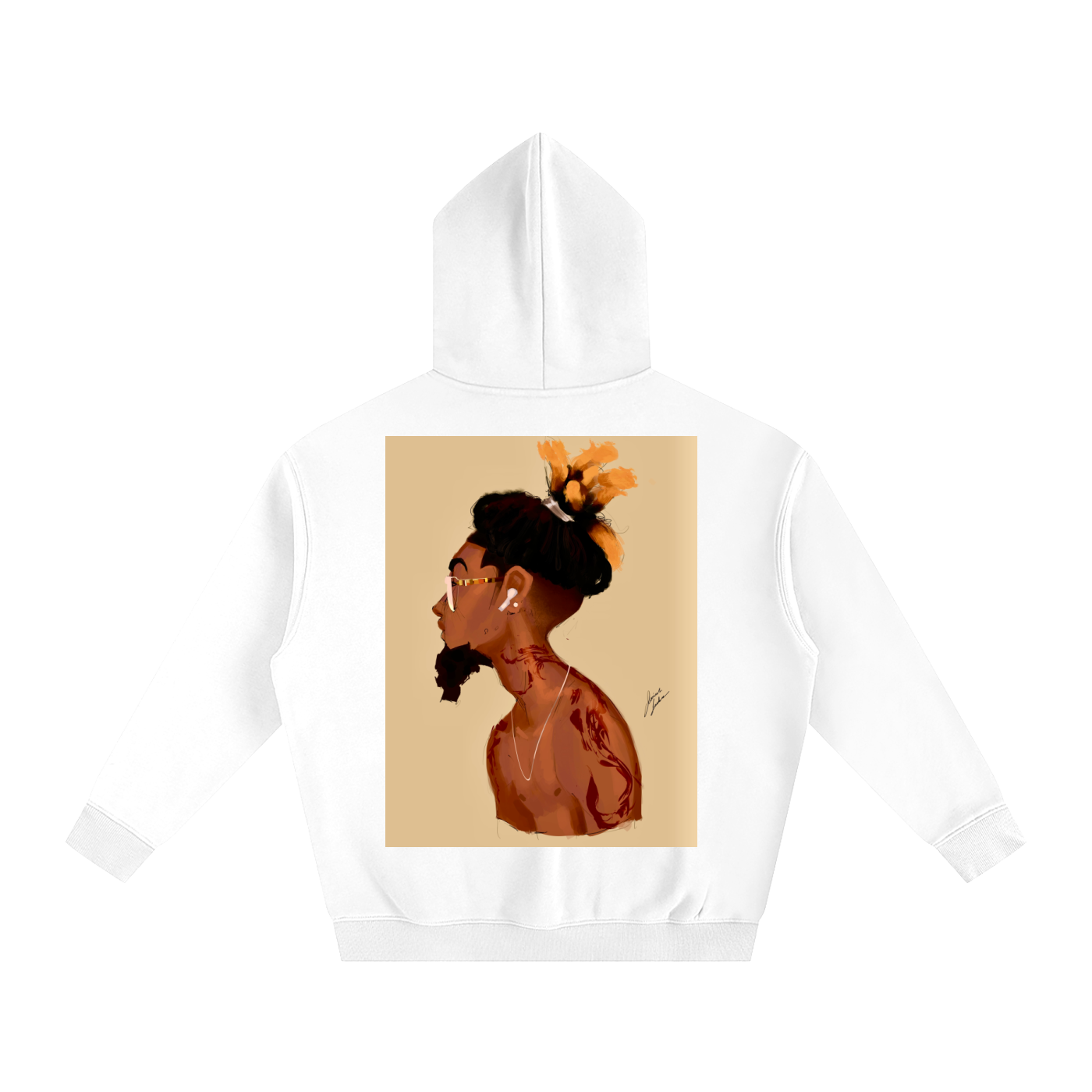 Fresh Out The Blue Oversize Fleeced Hoodie