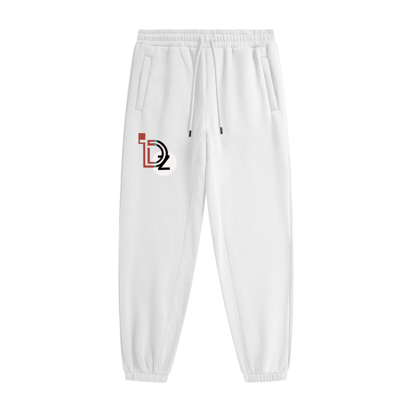 Logo Streetwear Unisex Fleece Joggers