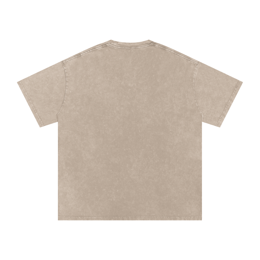 To Be Honest Snow Washed Oversized Cotton T-Shirt