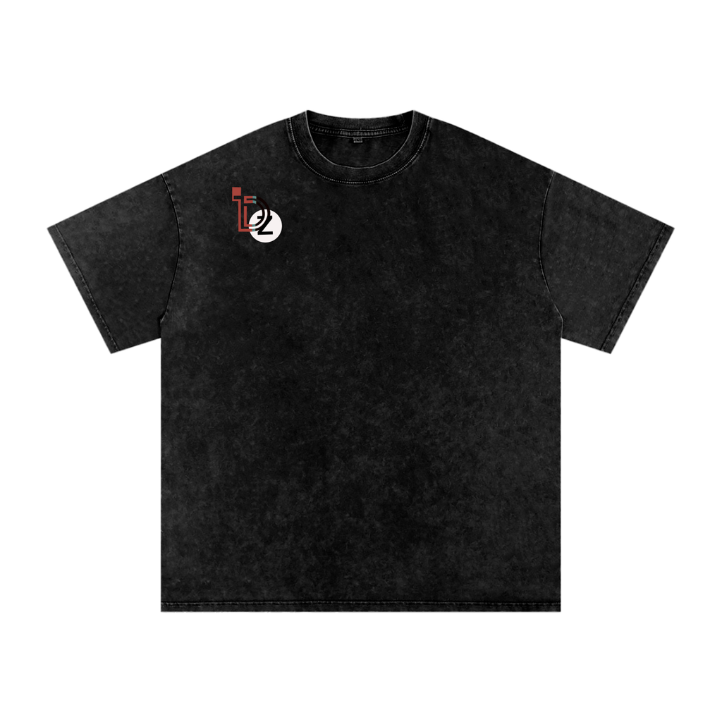 In Another Universe Snow Washed Oversized Cotton T-Shirt