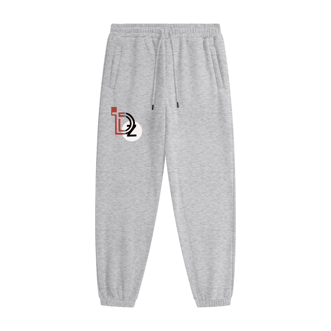 Logo Streetwear Unisex Fleece Joggers