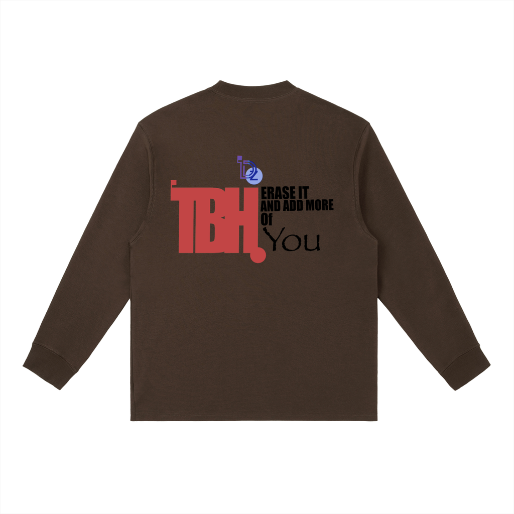 To be Honest Essential Crewneck Long-Sleeve T-Shirt