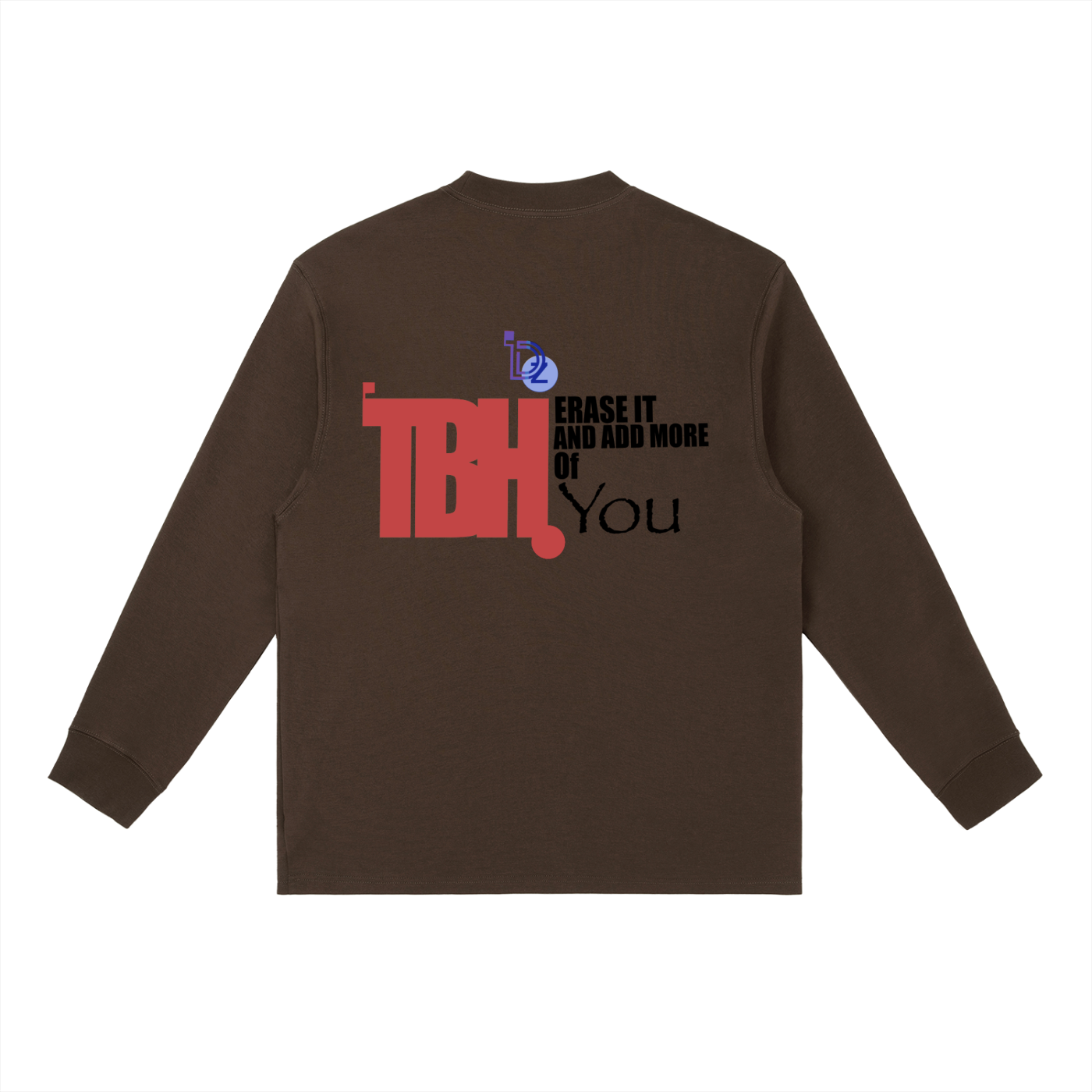 To be Honest Essential Crewneck Long-Sleeve T-Shirt